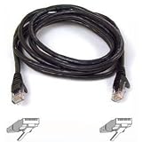 14FT CAT6 Black Snagless Patch Cable RJ45M/RJ45M