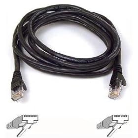 Click here to buy 14FT CAT6 Black Snagless Patch Cable RJ45M RJ45M by Belkin.