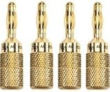 Acoustic Research PR407 Banana Plugs, Compression type, 2 pair