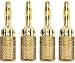Acoustic Research PR407 Banana Plugs, Compression type, 2 pair