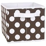 Koala Baby Canvas Dot Bin - Brown