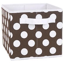 Koala Baby Canvas Dot Bin - Brown