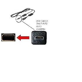 ABC Products USB camera cable lead Fuji Fujifilm Finepix A100, A150, A850, A860, F20, F30, F31fd, F31 fd, F40 fd, F40fd, F45 fd, F45fd, F47 fd, F47fd, F50 fd, F50fd, F60fd, F60 fd, F100fd, F100 fd, F200 EXR, F200EXR, F460, F470, F480, F650, J10, J12, J15fd, J15 fd, J20, J25, J50, J100, J110W, J110 W, J120, J150W, J150 W, J250, S1000fd, S1000 fd, S1500, S2000HD, S2000 HD,  S5800, S8000 fd, S8000fd, S8100fd, S8100 fd, Z10 fd, Z10fd, Z20 fd Z20fd, Z30fd, Z30 fd, Z33fd, Z33 fd, Z100fd, Z100 fd, S5700, Z200fd, Z200 fd