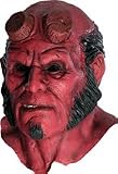 Hellboy Ii The Golden Army - Adult Deluxe Overhead Latex Mask - Red - One Size