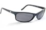 Gargoyles Sunglasses Swift Shiny Black Frame with Polarized Grey Lenses