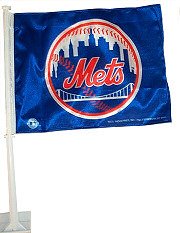 New York Mets Blue Car Flag