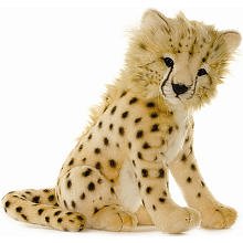 Cheetah Cub Plush From HANSA, 12.75 Inches, Stuffed Animal