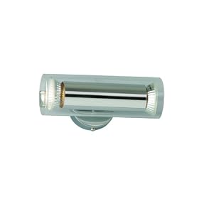 ET2 Flash E22027-18 Small Glass ADA 2 Light 100 watt (4"H x 6"W) Sconce Lighting in Chrome