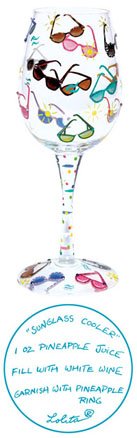 Lolita Wine Glass Sunglass Cooler