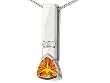 1.04 cttw Citrine Pendant LIFETIME WARRANTY