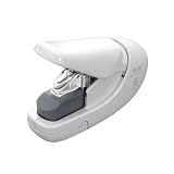 Plus Paper Clinch Stapleless Stapler, White