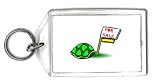 Keychain with shell, selling, estate, real, turtle, home