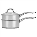 3 Piece 2 Quart Covered Double Boiler