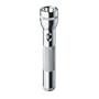 MAGLITE S2D106 Heavy-Duty 2-D Cell Flashlight, Silver