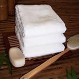100 Percent Bamboo Fiber Gym Towel Pearl White