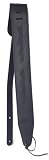 Seagull Black Suede Guitar Strap with Embossed Tribal Design