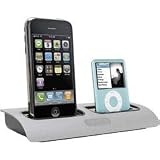 Griffin Powerdock Dual-Position Charging Station for iPod and iPhone (Silver)