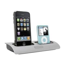 Griffin 9806-MLTDCK2 PowerDock 2 Two-Position Charging Station for iPod and iPhone (Aluminum)