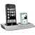 Griffin Powerdock Dual-Position Charging Station for iPod and iPhone (Silver)