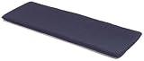 3 Seat Bench Garden Furniture Cushion Pad Blue