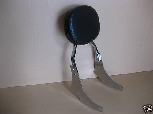 Chrome Sissy Bar With Backrest and Luggage Rack For 2004-2014 Honda Shadow Aero VT750