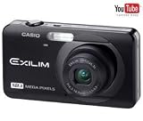 CASIO Exilim Zoom EX-Z90 - black Including Charger, Lithium battery Digital camera Ultra compact camera