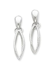 Sterling Silver Dangle Earrings QE3298"