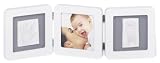 Baby Art 34120052 - Double Print Frame für Foto und Hand- & Fußabdruck, White & Black