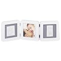 Baby Art 34120052 - Double Print Frame f�r Foto und Hand- & Fu�abdruck, White & Black
