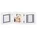 Baby Art 34120052 - Double Print Frame f�r Foto und Hand- & Fu�abdruck, White & Black