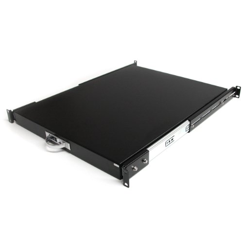 StarTech.com 22-Inch Deep Sliding Server Rack Cabinet Shelf SLIDESHELFD - Black On Sale