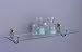 Glass Shelf - Brushed Nickel (Brushed Nickel) (3.5"H x 20.5"W x 4.75"D)