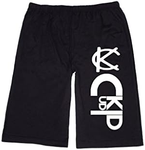 XINGJX Men's Kid Cudi logo Lounge breeches Shorts Pants XL Black