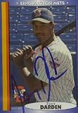 Tony Darden, Binghamton Mets - Mets Affiliate Autographed Card