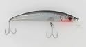Floating MirroLip Crank Bait 4 1/2" 5/8oz DIves 2-5ft Black Back Silver