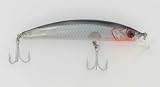 MirrOlure Floating MirroLip Crank Bait 4 1/2 5/8oz DIves 2-5ft Black Back Silver