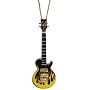 Miniature Yellow Flame Les Paul Electric Guitar Christmas Ornament 4"