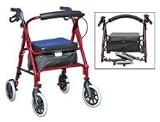 Compact Travel Rollator - Blue
