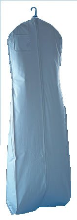 New White Wedding Bridal Dress Vinyl Garment Bag (600GBW)