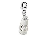 31quC5nnuiL. SL160  Amore LaVita(tm) Sterling Silver 3 D Enameled Milk Jug w/Lobster Clasp Charm for Charm Bracelet