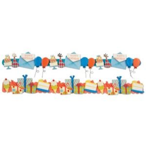 STACKED STIX BIRTHDAY BORDERS Papercraft, Scrapbooking 