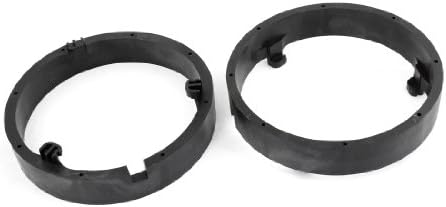 Black 30mm Depth Spacer Ring 6.5 Dia Car Speaker 2 Pcs for Mitsubishi