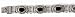 STERLING SILVER MARCASITE BRACELET