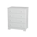 DaVinci Kalani 4-Drawer Dresser - White