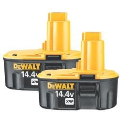 DeWalt DC9091-2 14.4 Volt XRP 2.4 Amp Hour NiCad Pod Style Battery