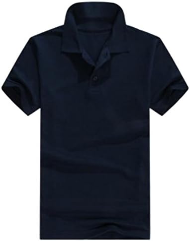 FXL Mens Various Colors Custom Fit Short Sleve Polo Shirts Black L