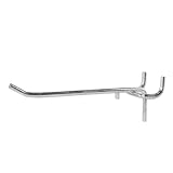 Capri Tools 50-Pack 6-Inch Metal Peg Board Shelving Hooks, Fits 1/4 to 1/8-Inch Board