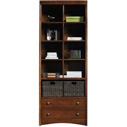 genAmerica Classic Cherry Drawer Bookcase by Stanley Furniture