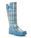 Sperry Women's 'Pelican Tall Boot' Rubber Boot (9M Green/White)