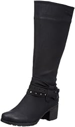 Dockers 314423-133001, Damen Fashion Halbstiefel & Stiefeletten, Schwarz (schwarz), EU 38